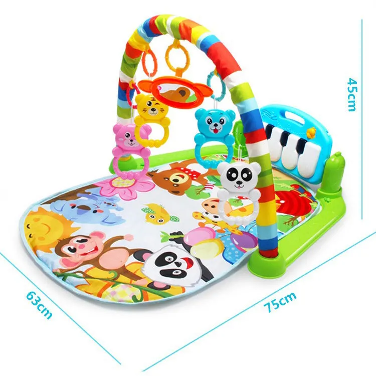 Baby Infant Play Mats Gym Musical Lullaby Toys Activity Floor Kids Music Piano