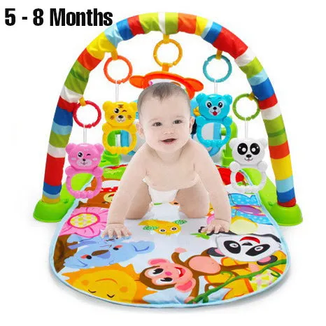 Baby Infant Play Mats Gym Musical Lullaby Toys Activity Floor Kids Music Piano