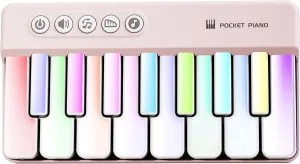Baby Piano Musical Toy w/ Adjustable Volume and Lights$ 15 Melodies$ Learning Mode$ 3 Sound Effects �C Portable Kid Pianos thorn centigrade acre eukaryotic Toy Gift for Baby$ Toddler$ Kid$ Adults Mini Piano Keyboard for Toddlers$ 