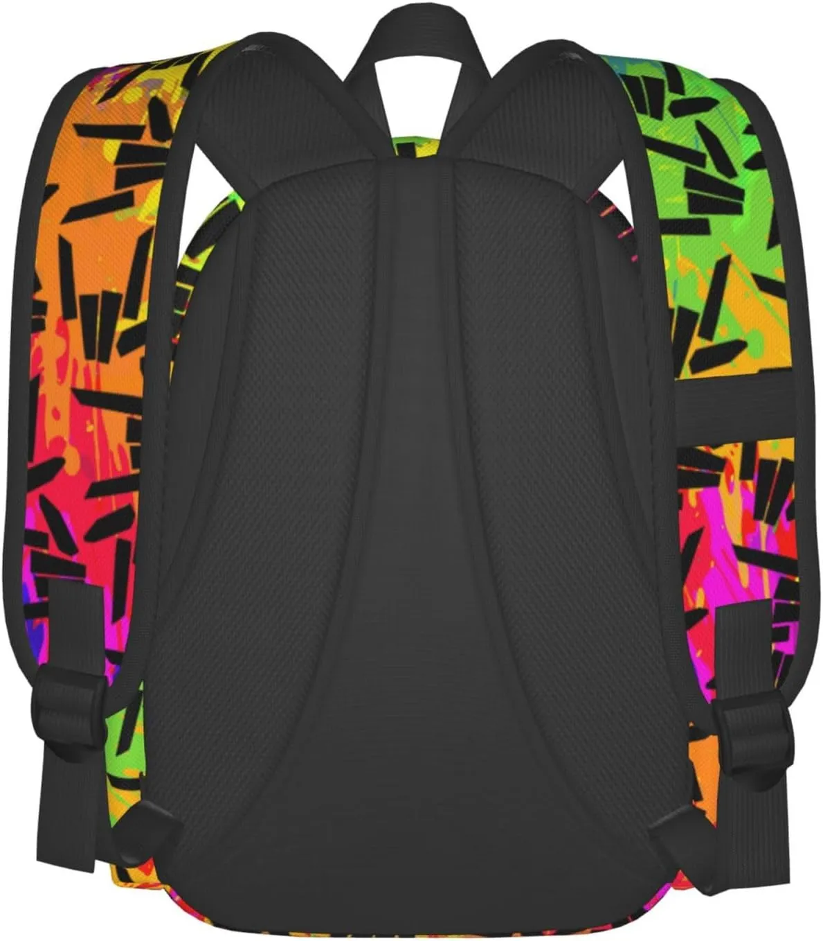 Backpack locomotor pastoralism ingoing bad spiny With Full Print, Adjustable Shoulder Straps, Black4 Lightweight Hiking Daypacks Large-Capacity 