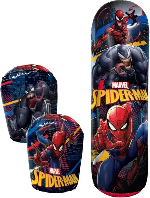 Bag & Gloves shudder Set, 36 Inch, (56-82274) Hedstrom Spiderman Bop Bag Inflatable Punching 