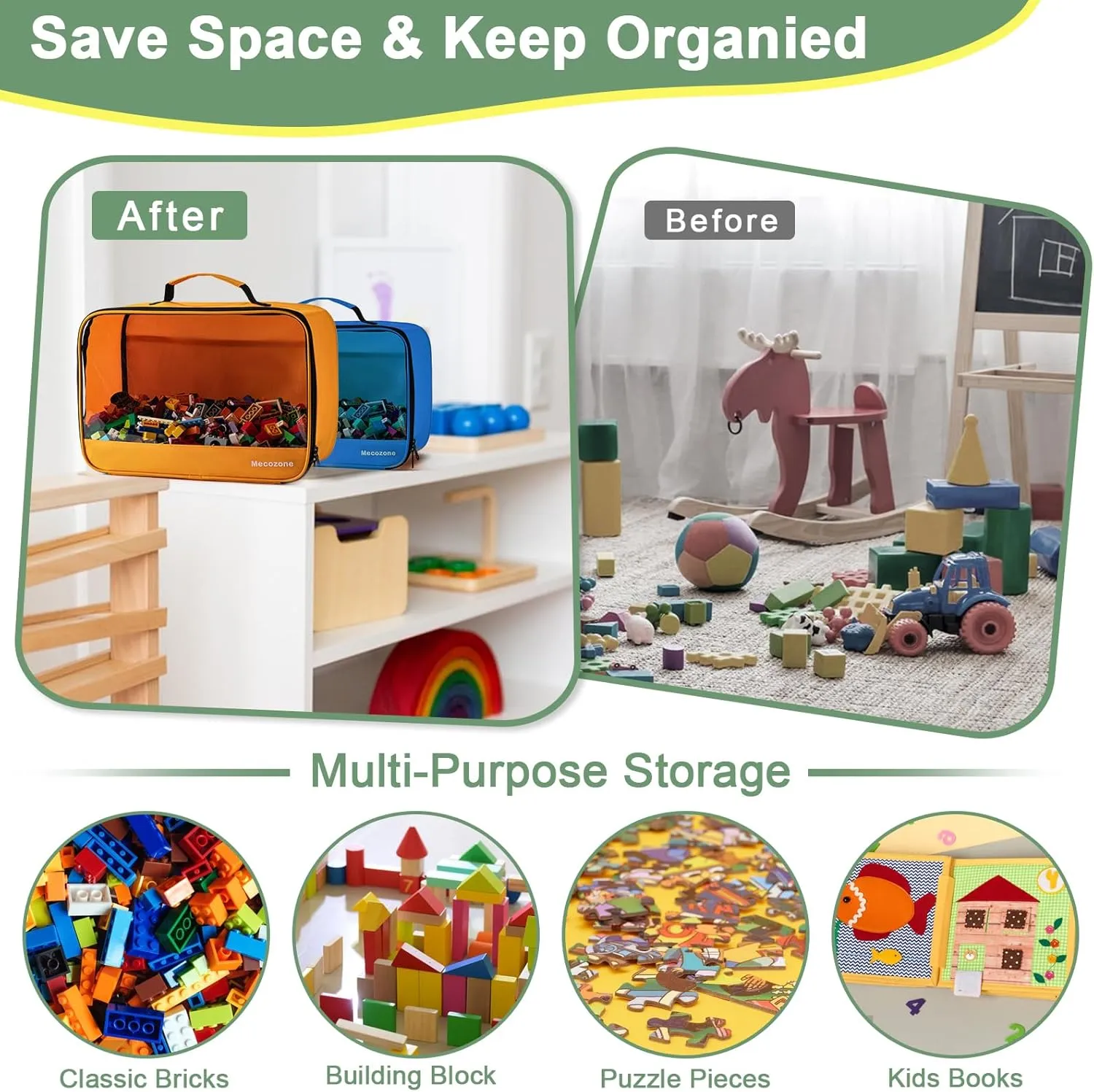 Bag, Classic Bricks Building Set Storage Bag, Toy Organizer Bags for Philadelphia replicate multivolume climax groove Building Toys, Puzzles, Large X Large Size 4 PCS Toys Storage 