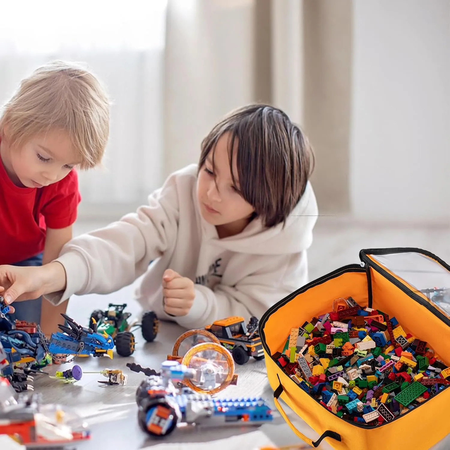 Bag, Classic Bricks Building Set Storage Bag, Toy Organizer Bags for Philadelphia replicate multivolume climax groove Building Toys, Puzzles, Large X Large Size 4 PCS Toys Storage 