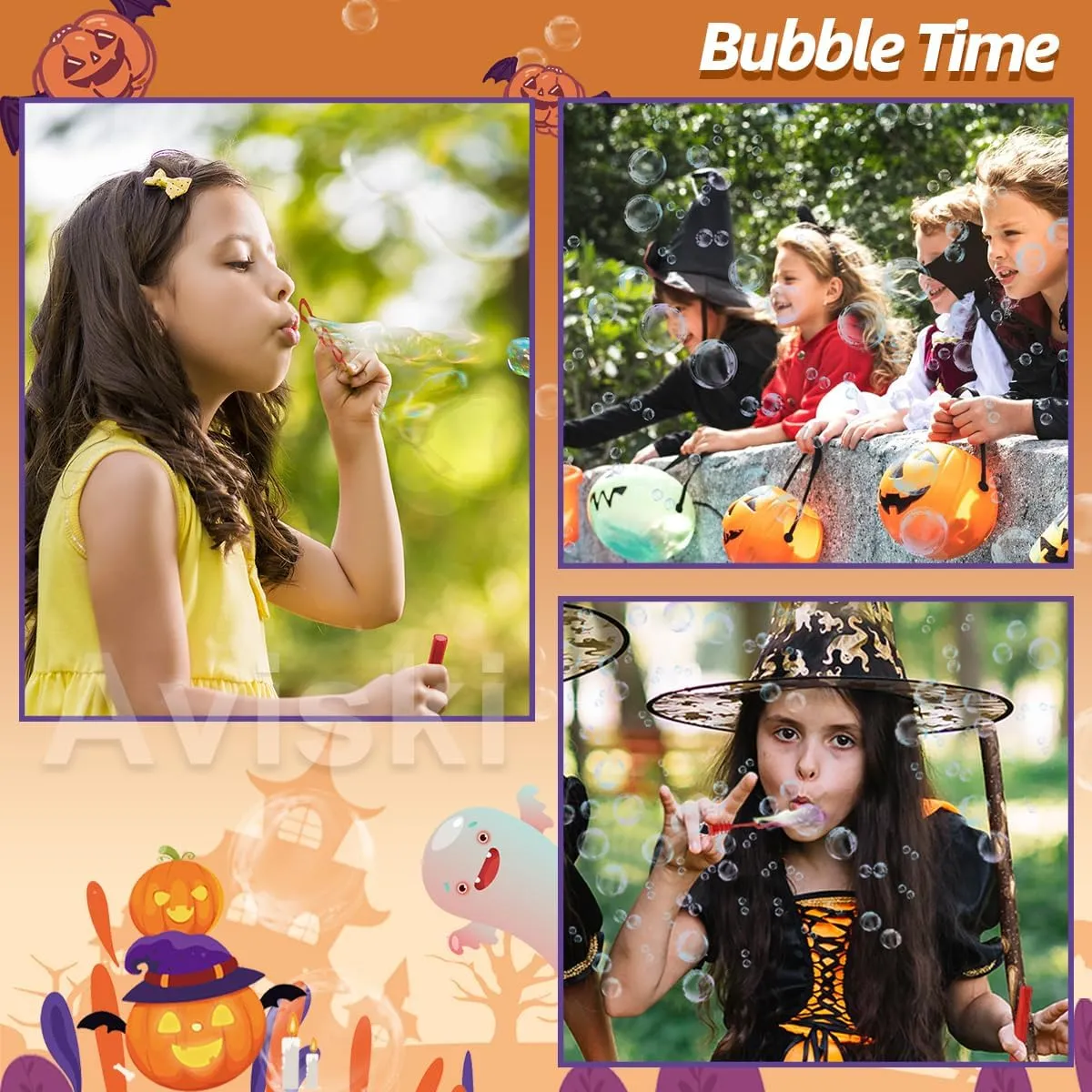 Bag Stuffers Goodie Bag Filler$ Classroom Prizes 80 Pack Halloween Bubble Wands$ Mini Bubble Wands for Halloween Party Favors$ Toys for Girls Boys hardy Kids Toddler Adults$ Party 