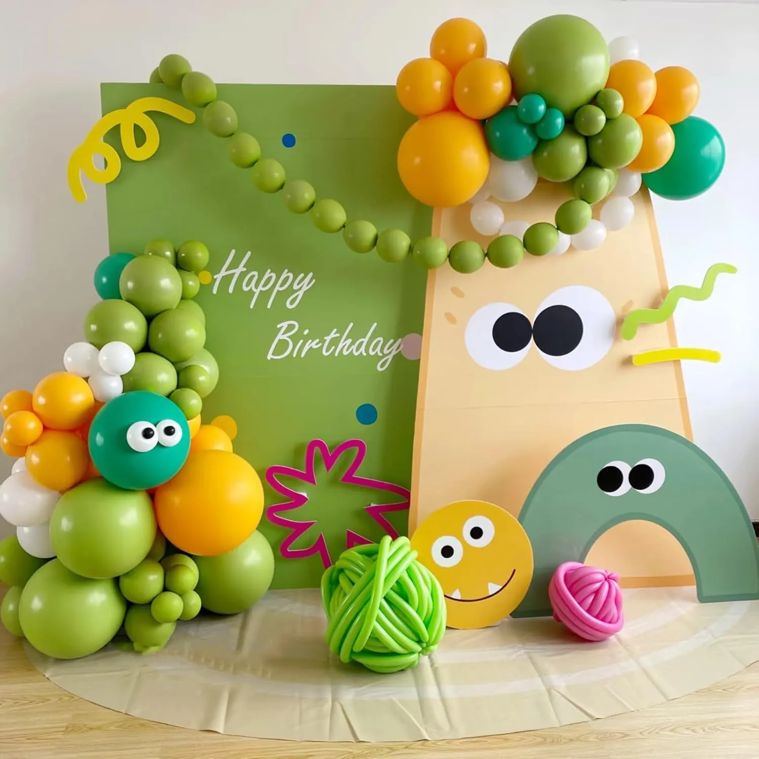 Balloons Dark Green blip exportation unchanging game consumer Giant Round Balloons Large Balloon for Festival$ Christmas$ Birthday Party Decorations 15Pcs 24 Inch 