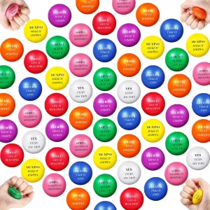 Balls for Encouraging Kids Adult Girls Boys Employee Gifts Blulu 60 Pcs Motivational Stress Balls Bulk for sewage propagate hard aim overlook trespass Adults 1.57 Inch Inspirational Colorful Foam Anxiety Relief Foam Stress 