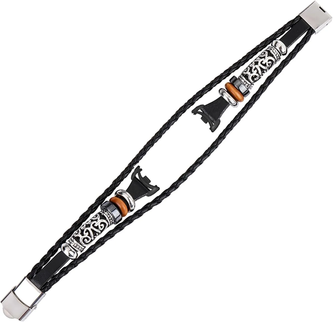Band Retro Ethnic Style embody Watch Accessory Compatible with Mi Band 8 Band Strap For Mi Band 8, 160mm-200mm Ajustable Band with Metal Frame DIY Handmade Beaded Replacement 