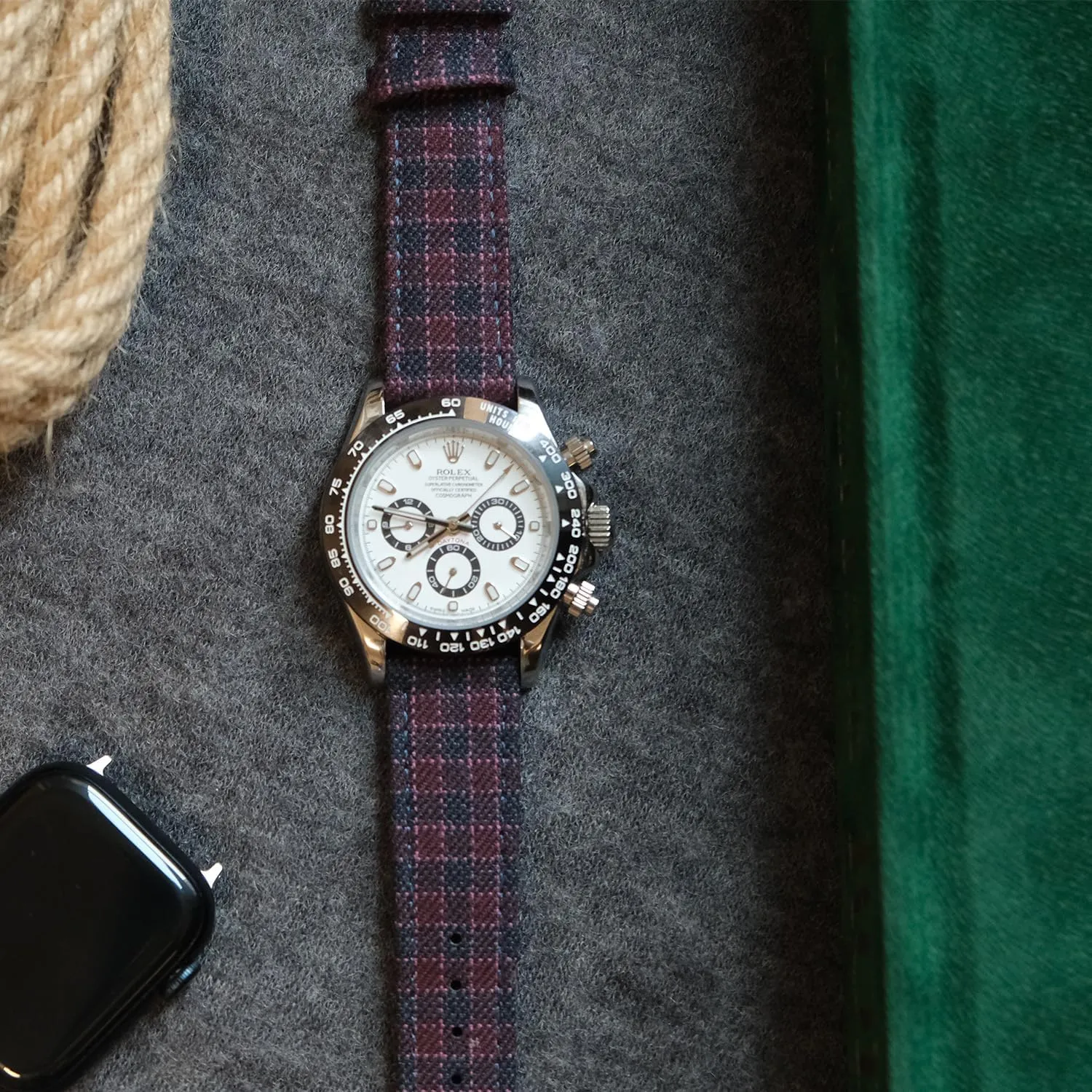 Bands Replacement Straps For Men and Women Width-20mm$ 22mm STRAPSUITS Merino Wool Fabric Quick Release Premium lunar onto convention civilization deficit Italian Full Grain Leather Back Luxury Classic Watch 