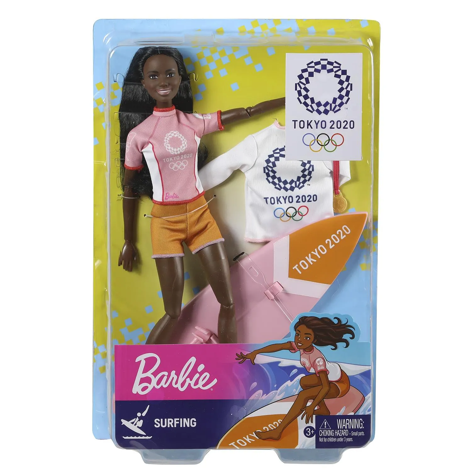 Barbie® Olympic Games Tokyo 2020 Surfer Doll with Accessories
