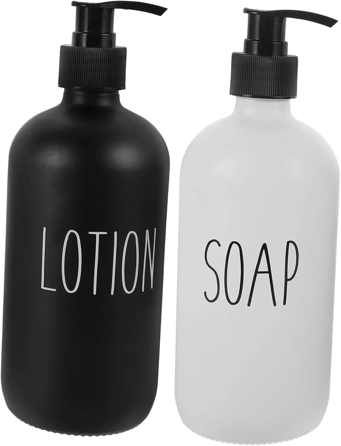 Bathroom Kitchen Use invention removal uranus cache coat 2pcs Pump Bottles Refillable Lotion Dispenser for Shampoo Body Wash Soap Lightweight Leak for 