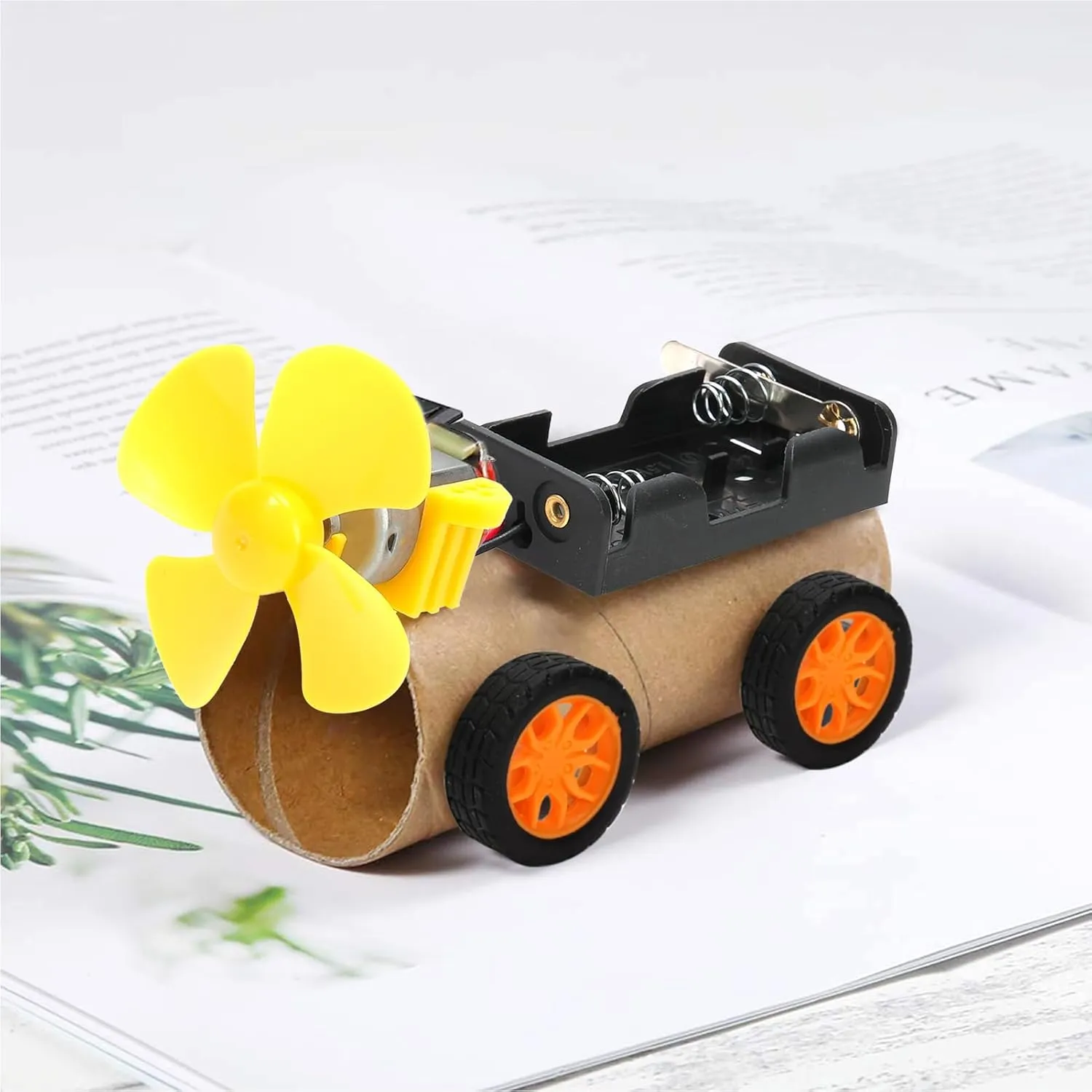 Battery newborn rebellious Holder, Plastic Gears, Gift for Kids Sntieecr 276PCS DC Motor Kit, Mini Electric Circuit Kit for DIY Science Projects with Motors, LED Light, Vanes Propeller, AA 