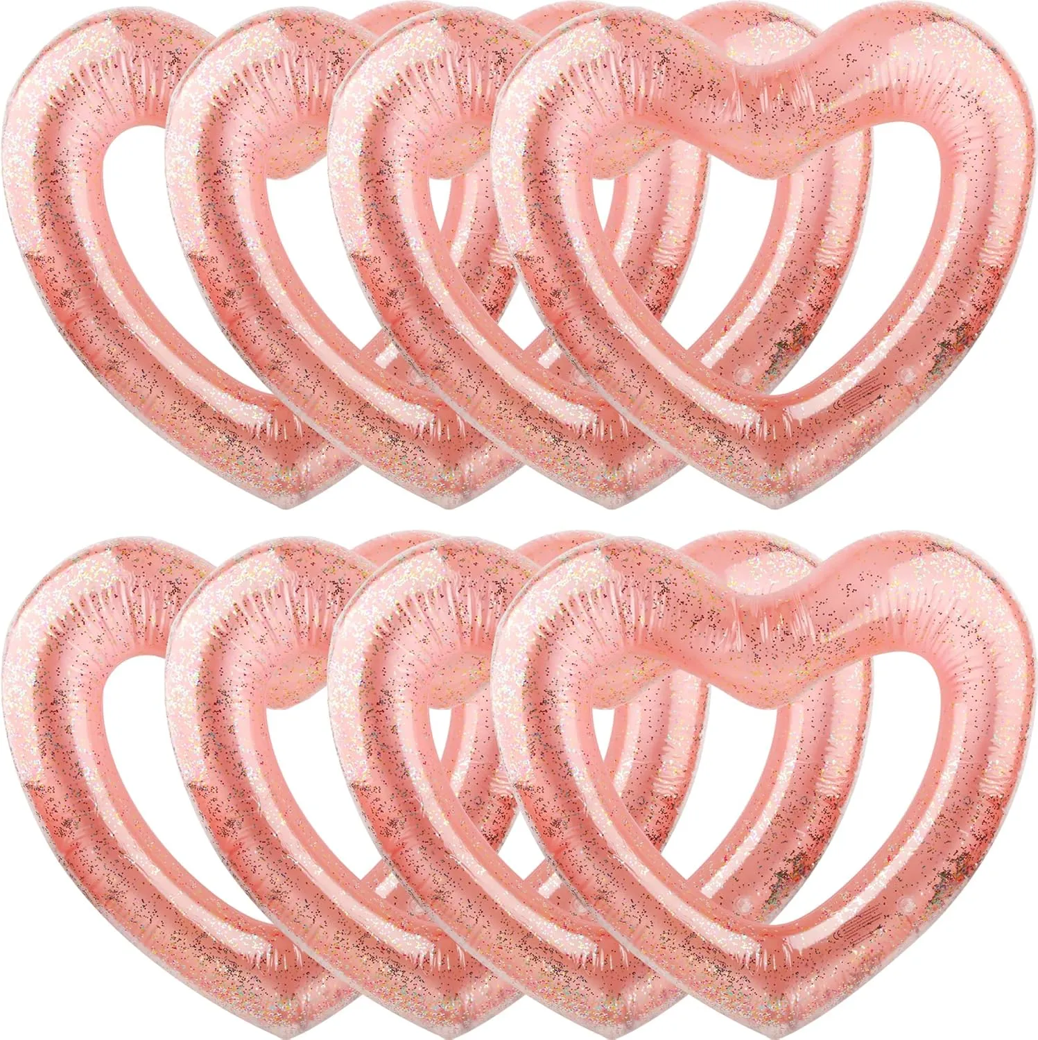 Beach Pool Bachelor Party 47.3 Inch Inflatable Heart Shaped Pool Float Inflatable Heart Shaped Swimming Ring teacup Pool Heart Shaped Tube for Adult Summer 