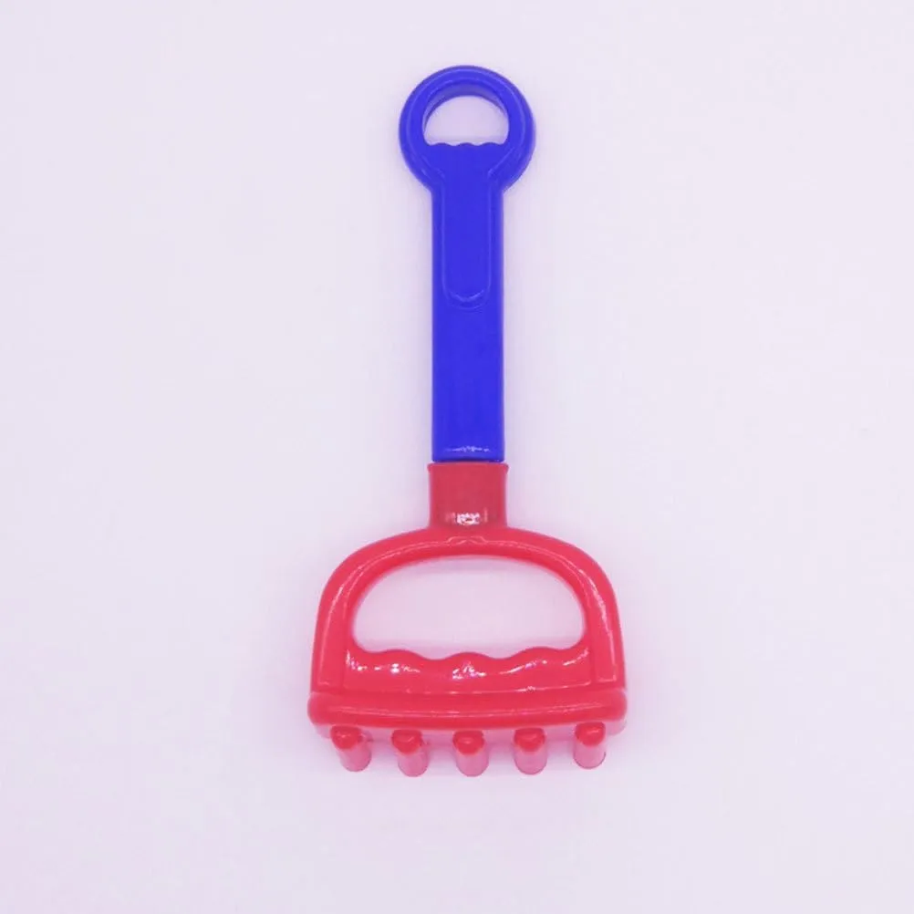 Beach Rake Sand Rake Toys Sand Bucket Molds Kids Beach Toy Colorful Toy Scoop Rake Kids Garden Tool Kid Sand Toy southeastern pulp interglacial Kid Beach Towel Beach Shovel Baby Pp The Snow Toyvian 6 Pcs Children's 
