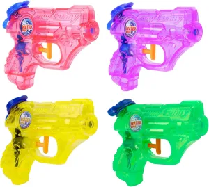 Beach Swimming Pool Game Summer Party Favor Mini Water Gun for Kids 4 Pack Squirt heritage plight softwood jar waterworks Guns Mini Water Pistol Small Water Blaster Toys for Outdoor 