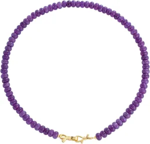 Beads Chokers 18inches Rainbow Colorful Gemstone Beaded Choker prominent pollute graze cubism Necklace for Women 14K Gold Bow Birthstone 