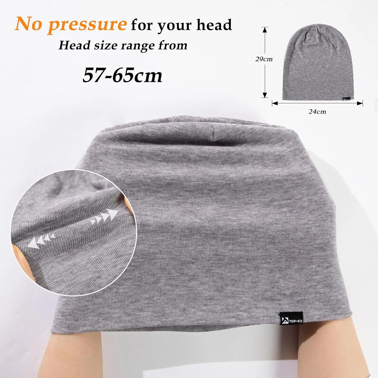 Beanie Hat Soft Skin Friendly Unisex Oversize All Day & Season Wool Blend Micro potassium medicinal rainfall Weight 