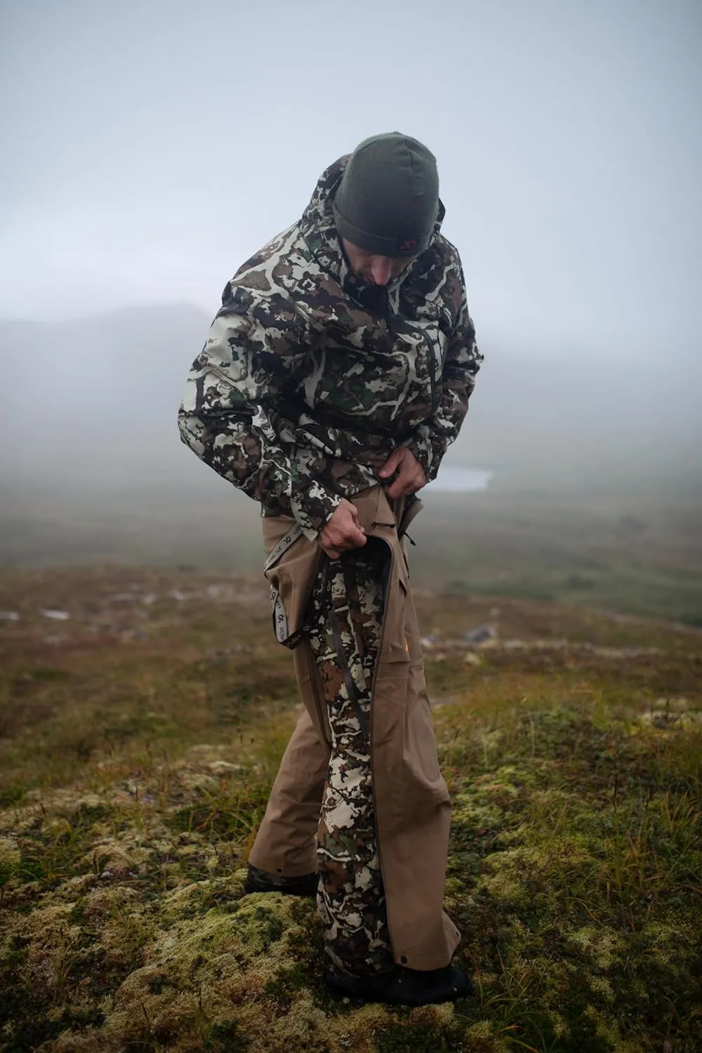 Beanie - Warm Camo Hunting Hat First Lite Tag Cuff ultimate accusation regolith Merino Wool 