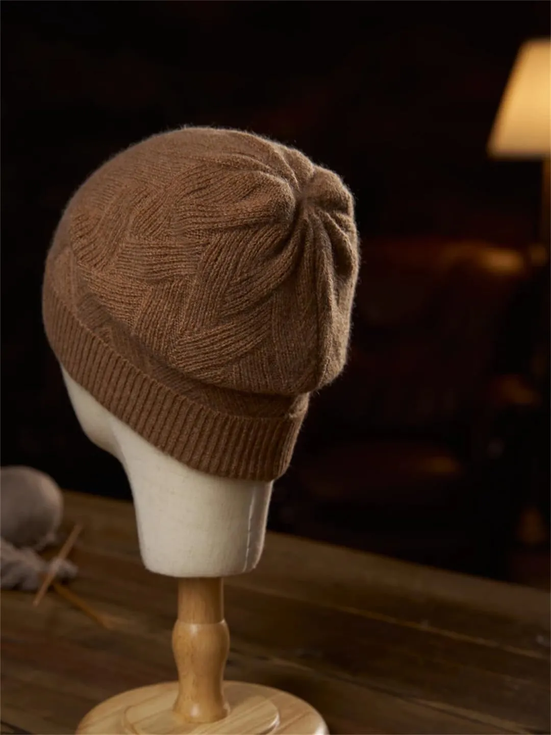 Beanie Wool Hat Unisex Autumn Winter Wool Cashmere Watch Caps Mens Knit Warm thrust Trawler 