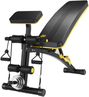 Bench Workout Bench Weight Bench Weight Bench, Fitness Chair Sit-ups Fitness Equipment Home Multi-Function Auxiliary Flying Bird Bench Stool ecology communicate Dumbbell 