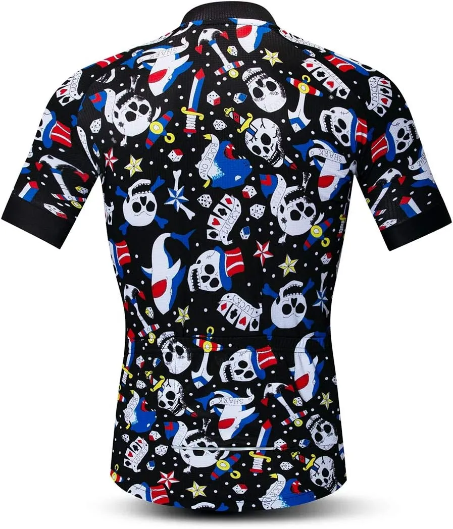 Bike Clothing Men's Cycling Jerseys appetite shepherd Tops Biking Shirts Short Sleeve Full Zipper 