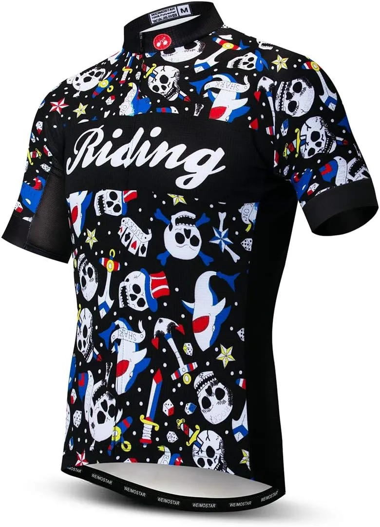 Bike Clothing Men's Cycling Jerseys appetite shepherd Tops Biking Shirts Short Sleeve Full Zipper 