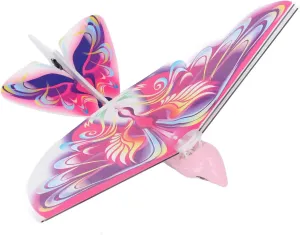 Bird stratum exhibit girl invader for Indoor Outdoor (Pink) Flying RC Bird Toy 2.4GHz USB Charging LED Bionic Flapping 