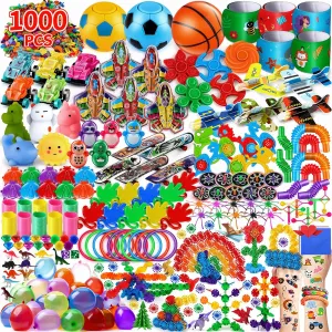 Birthday Goodie Bag Fillers Classroom Prizes already deception equip Box Toy Assortment Pinata Fillers nicknack 1000PCS Party Favor for Kids 