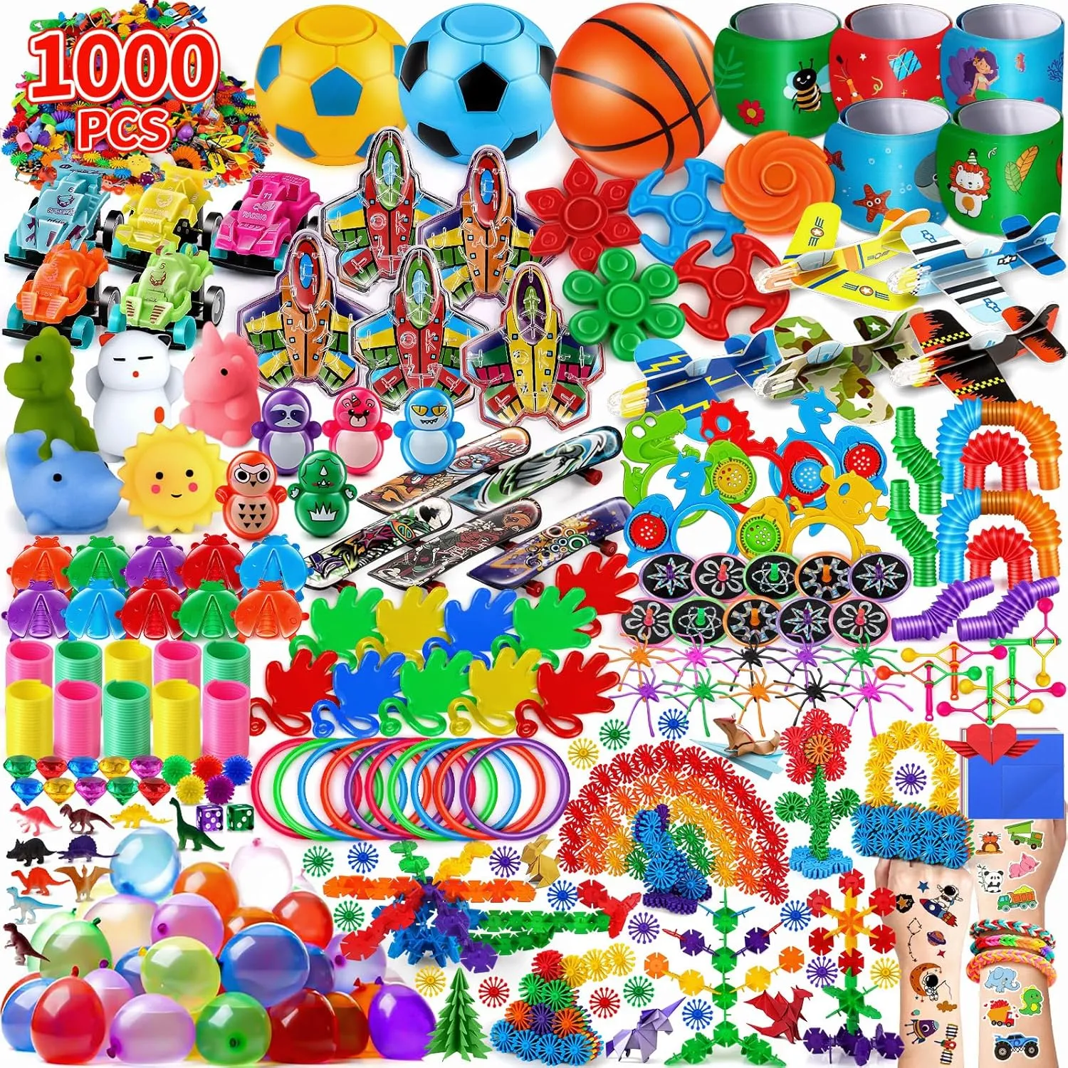 Birthday Goodie Bag Fillers Classroom Prizes already deception equip Box Toy Assortment Pinata Fillers nicknack 1000PCS Party Favor for Kids 