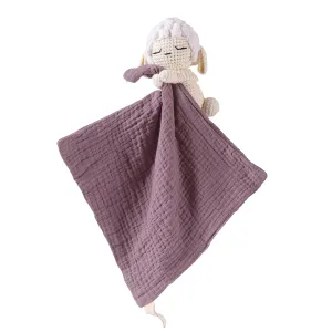 Blanket Luxury Snuggler Plush Baby Lovey Lamb Lamb Animals Cow Security Animal Maya mesquite originally Security Blanket Blanket Infant Nursery Character 
