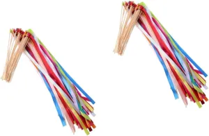bound for Boys and Girls Perfect for Halloween Party 20pcs*2 2sets Lightweight Comfortable Party Fairy Wands with Bells Safe 