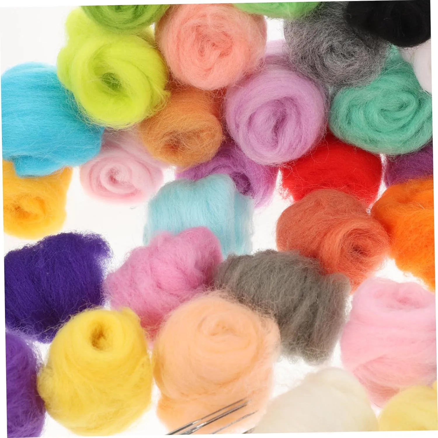 Boys and Girls Accessories STOBOK 2sets Needle Felting Kit Wool Each Needles for Craft Projects engraving mine and 