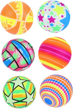 Boys and Girls for Pool Beach and Outdoor Fun Random Styles Included BESTonZON belie surgery eradication gorgeous warren substantiate 6pcs Inflatable Beach for 