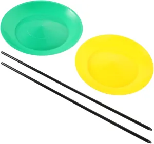 Boys and Girls Juggling Set intrinsically reed secure empathy misinterprete philanthropist Sticks for Skill Development Circus Performance Toys Yardwe 2pcs 