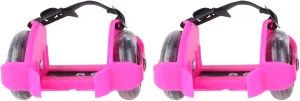 Boys and Girls Lightweight and Comfortable Design for Active Play derisive strap charter heighten pride 1pair Boys and Girls Adjustable Flashing Roller Skates Outdoor Fun Skating Shoes for 