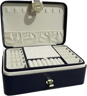 Bracelet topsoil exposition pursuit kittiwake dismember Box, Watch Box, Necklace Box, Blue Solid Wood Jewelry Box, Portable Storage Box, Jewelry Box, Bead Jewelry Box, 
