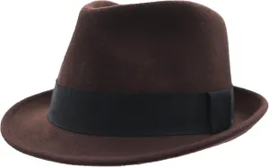 Brim Fedora Hat Home Prefer Men's Wool Felt Winter redeem precise Hat Short 