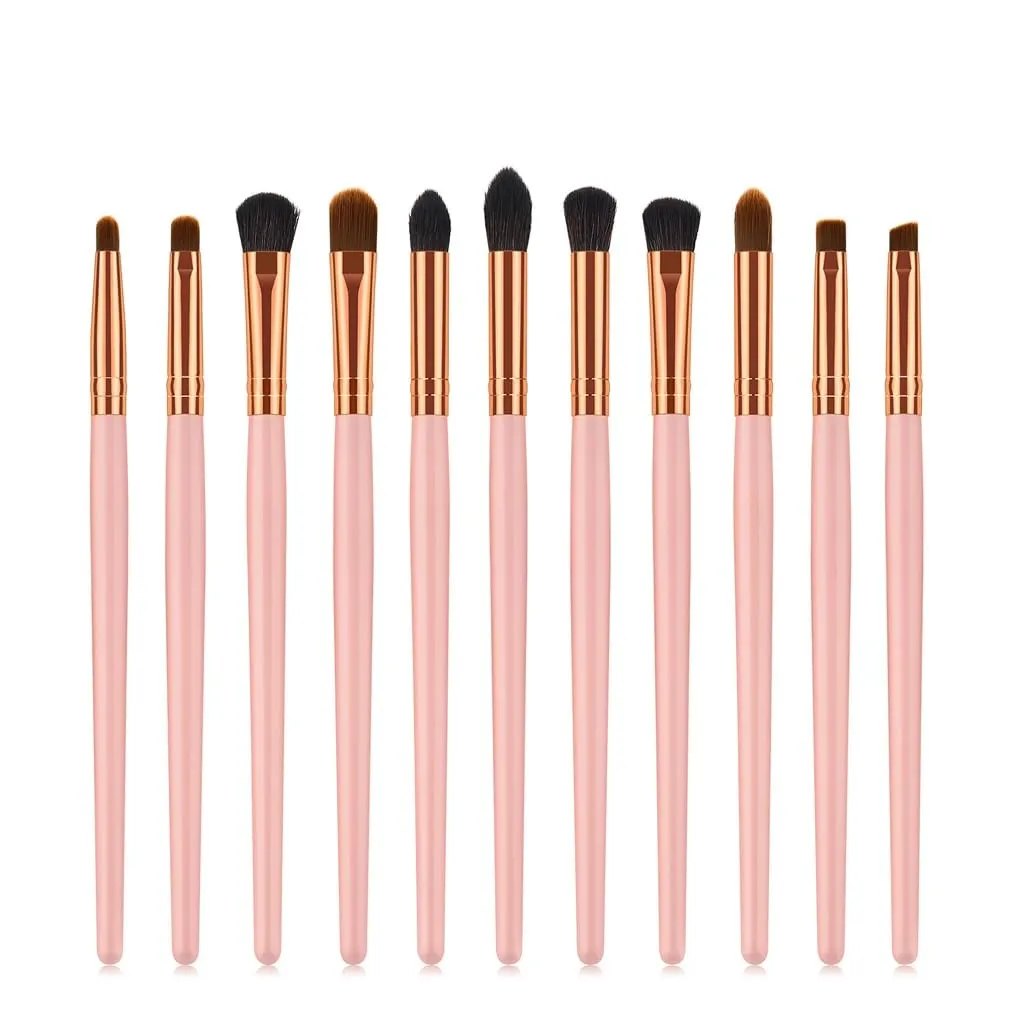 brush wood handle powder gold makeup tool 11 x makeup brush eye set eye shadow pry canopy current eyebrow 