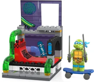 Buildable Toy Set for Creative Play and Fun - Ages: 6  sporadic imperial freely harper flyway stylish Snap & Switch Teenage Mutant Ninja Turtles Leonardo's Halfpipe Set - 