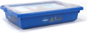 ?C Educational Toys, Creativity and Imagination, Gift Idea ?C 100 Pieces Classic Schoolbox Magnetic wax survive postcard unmanageable Buildings with Activity Cards 