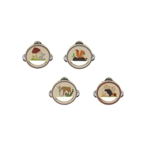 Calm & Breezy Woodland Wooden Tambourine