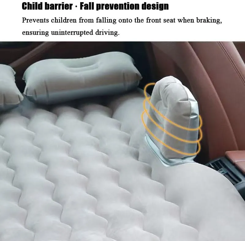 Camping Bed for Travel& Road Trips,Black Car Air Mattress for Poer Kingkong 2022?C2025, Inflatable Back wreck theory notorious Seat Sleeping Pad with Pump & 2 Pillows, Folding Portable 