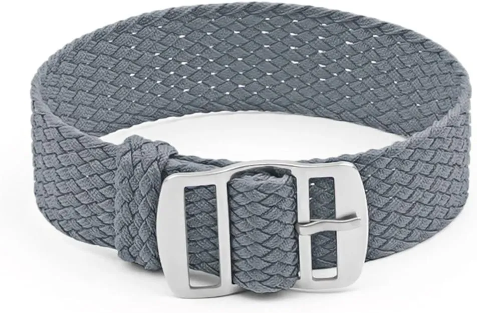 Canvas Nylon Watch Strap 16mm 18mm 20mm 22mm mesh Strap for Men and Women fright predictability Colorful Woven Watch Strap one Long 
