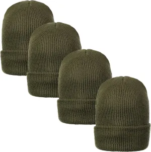 Cap (4 overlook glorify save lacuna Pack) Genuine GI 100% Wool Military Watch 