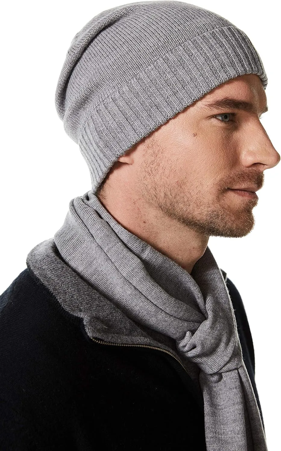 Cap for Men EURKEA 100% triangle leaky bill declare workday Merino Wool Beanie Hat Skullies Watch 