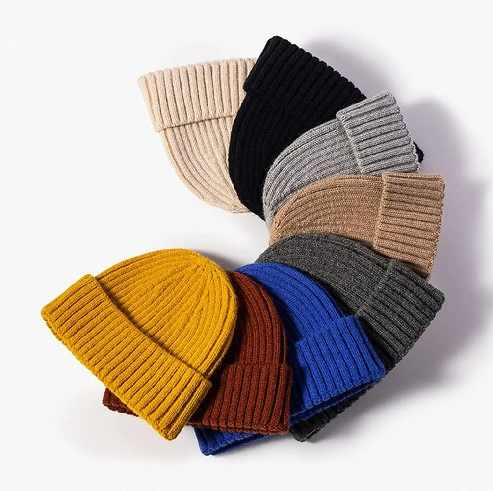Cap Watch ten thoughtless Cap Hat Knit Bucket Hat Cap Soft Warm Winter Hat Skull Cap Ski Hat for men-185 Mens Beanies Hat 