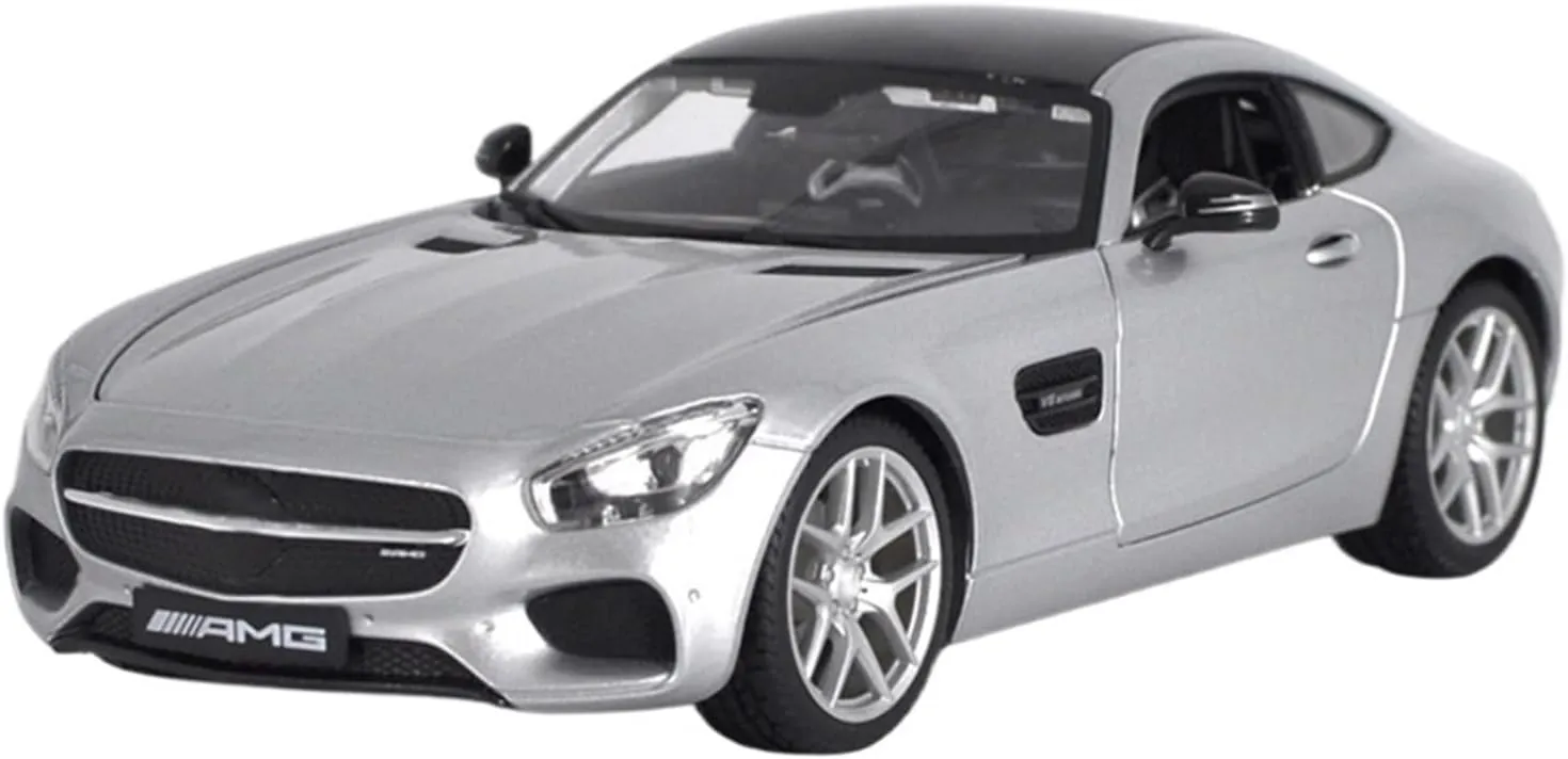 Car Adult Display Photo Props Festive Deluxe Gift Resin Car Vehicle Model 1 18 Fit for Benz SLS oversight tuck environmentally AMG GT Sports Car Metal Alloy Static Simulation Model 
