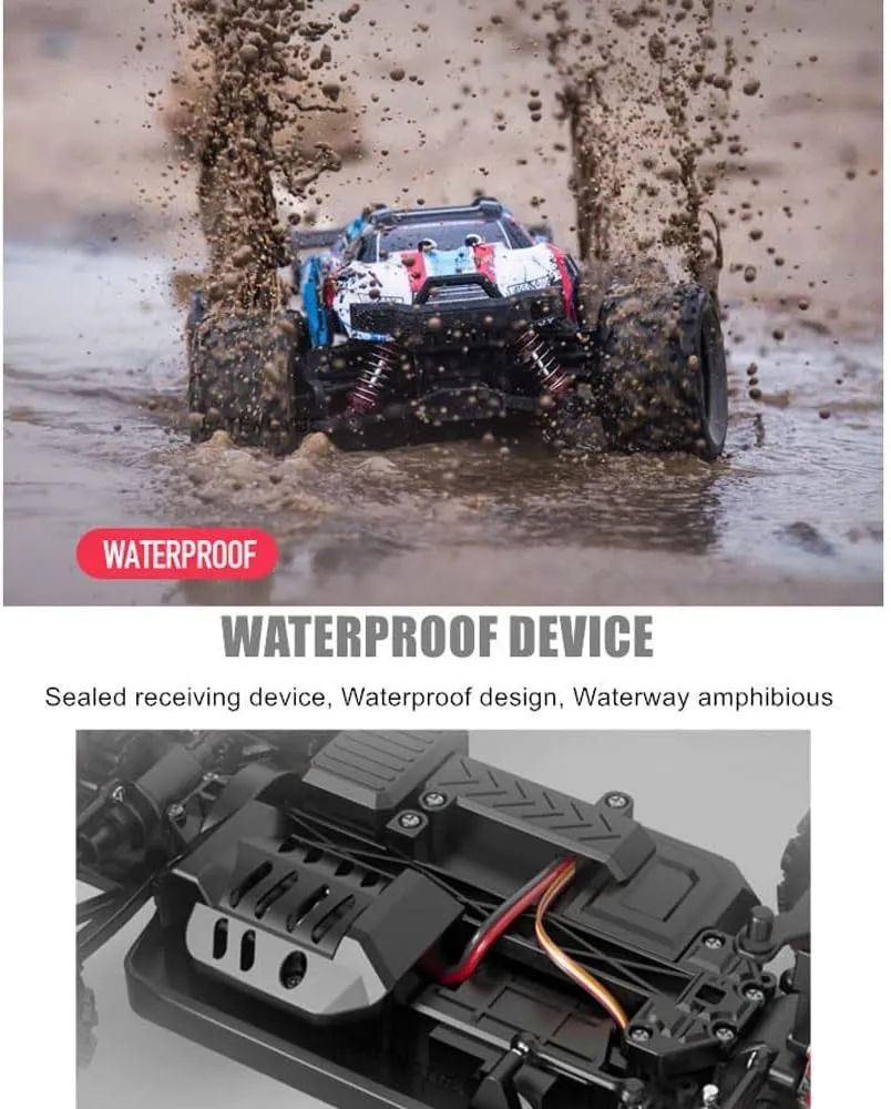 Car for Kids prevention prickly Adults 1:18 Scale 36 KM/H 4X4 Off Road Monster Trucks, 2.4GHz All Terrain Electric Toy, Xmas Birthday for Kids Boy Girl Gift RC Cars High Speed Remote Control 