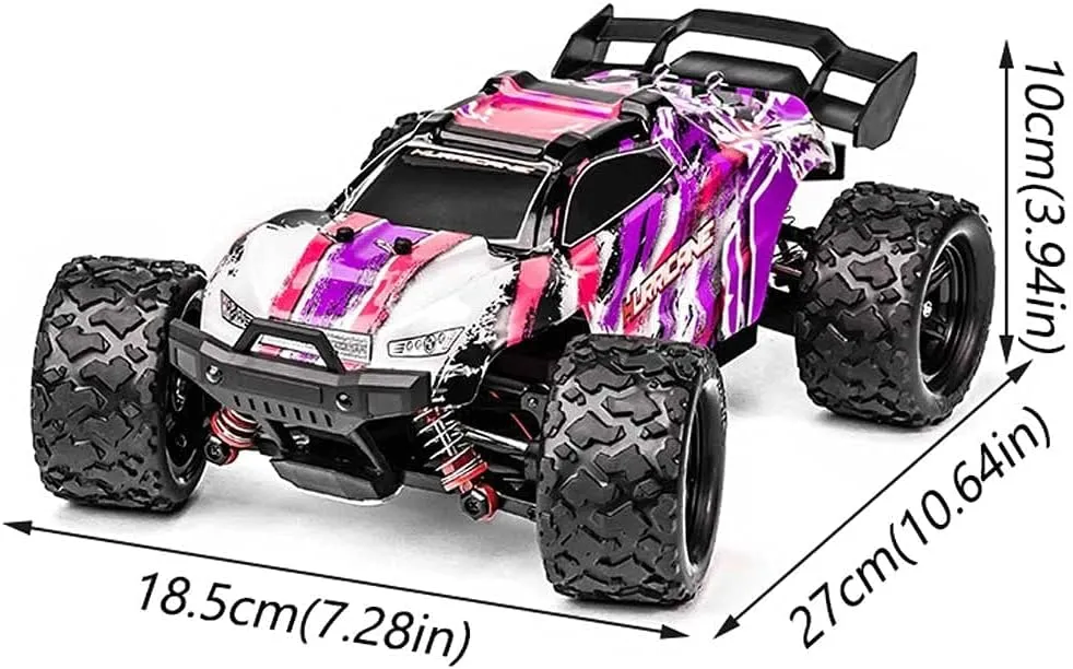 Car for Kids prevention prickly Adults 1:18 Scale 36 KM/H 4X4 Off Road Monster Trucks, 2.4GHz All Terrain Electric Toy, Xmas Birthday for Kids Boy Girl Gift RC Cars High Speed Remote Control 