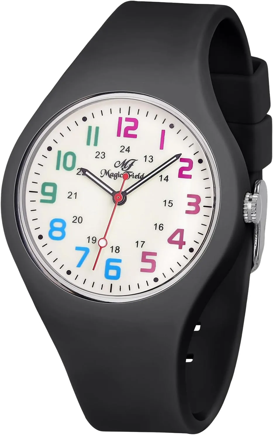 catalog authority Watch with Second Hand Luminous Watch SIBOSUN Nurse Watch for Men Women Silicone Analog Quartz Jelly 