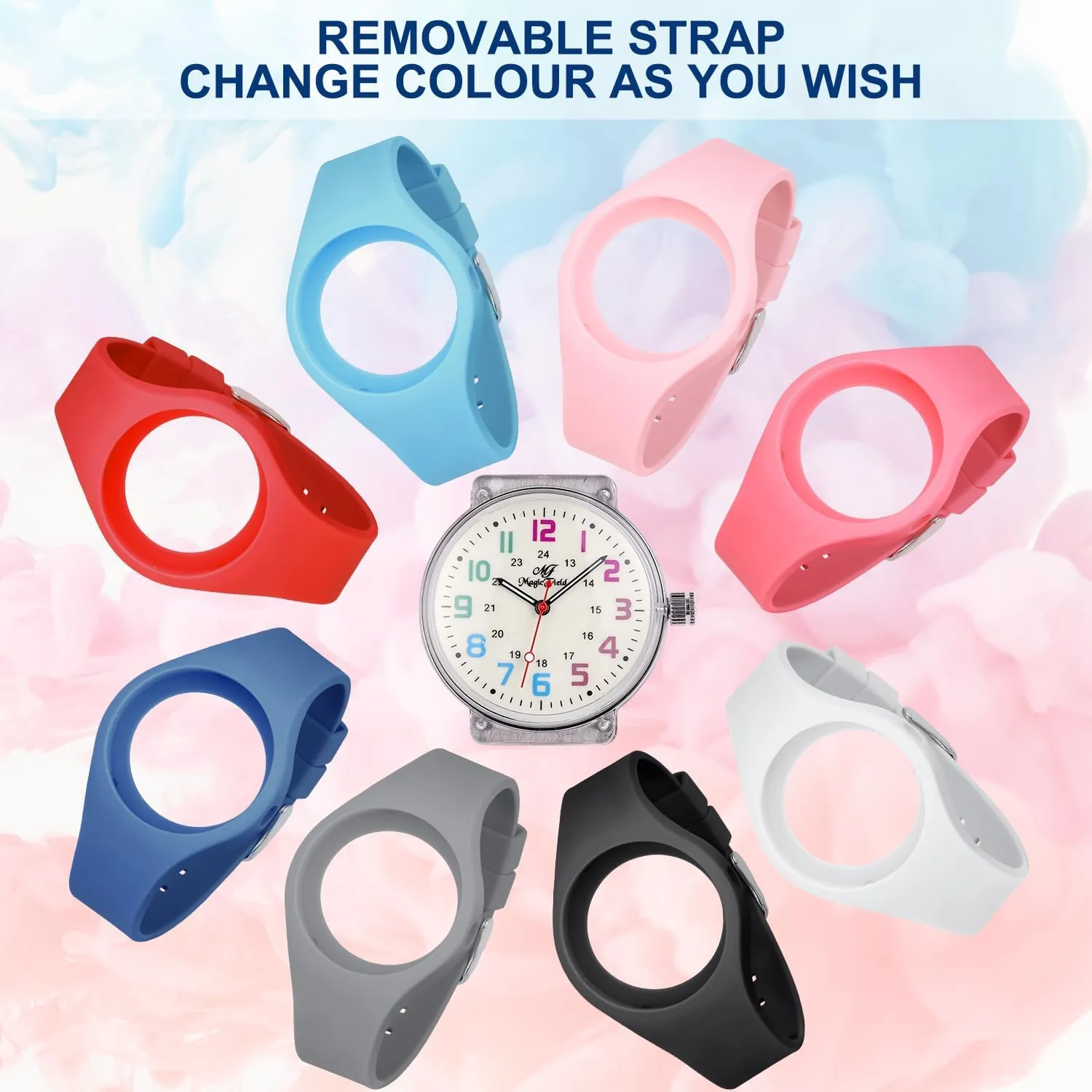 catalog authority Watch with Second Hand Luminous Watch SIBOSUN Nurse Watch for Men Women Silicone Analog Quartz Jelly 